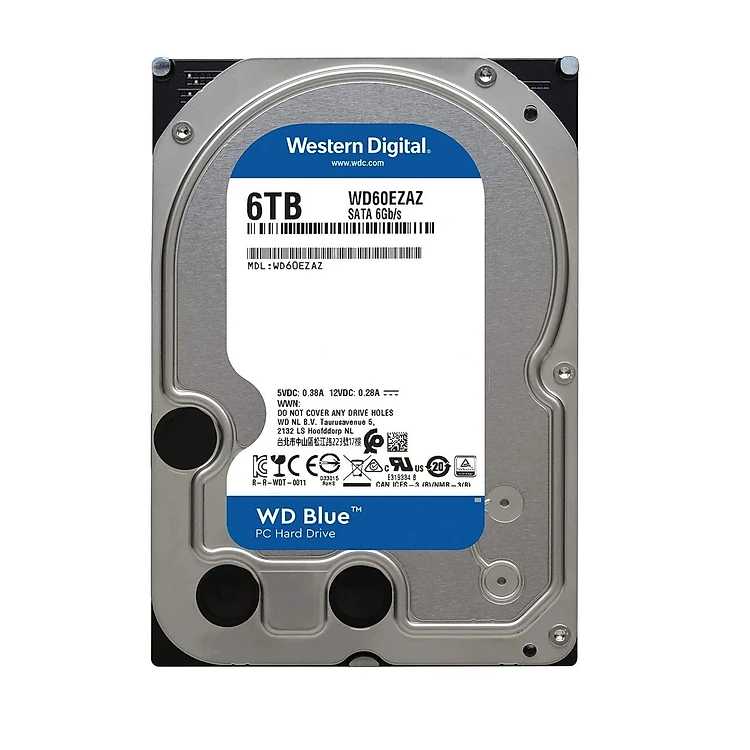 Ổ cứng gắn trong HDD Western Digital BLUE 6TB - Hàng nhập khẩu